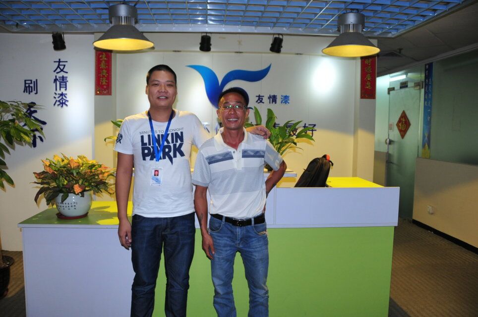 友情漆誠意待客，共謀合作發(fā)展